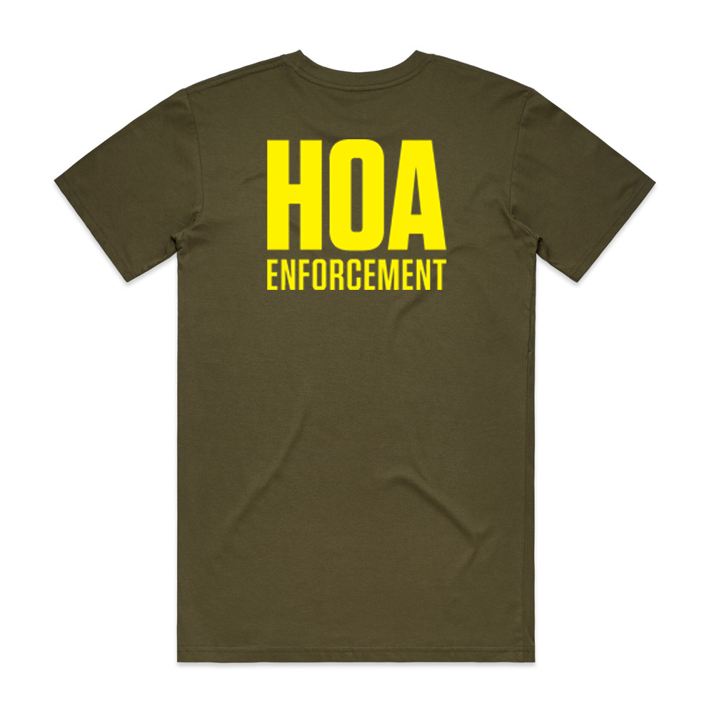 HOA-E: Green on Yellow